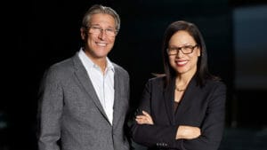 Gensler Co-CEOs, Andy Cohen (l) and Diane Hoskins (r)