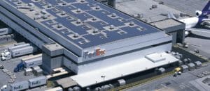 FedEx Express hired SunPower to set up solar panels on its hub at the Oakland International Airport