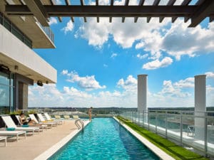 Seaholm Residences amenity deck Casey Dunn Photography